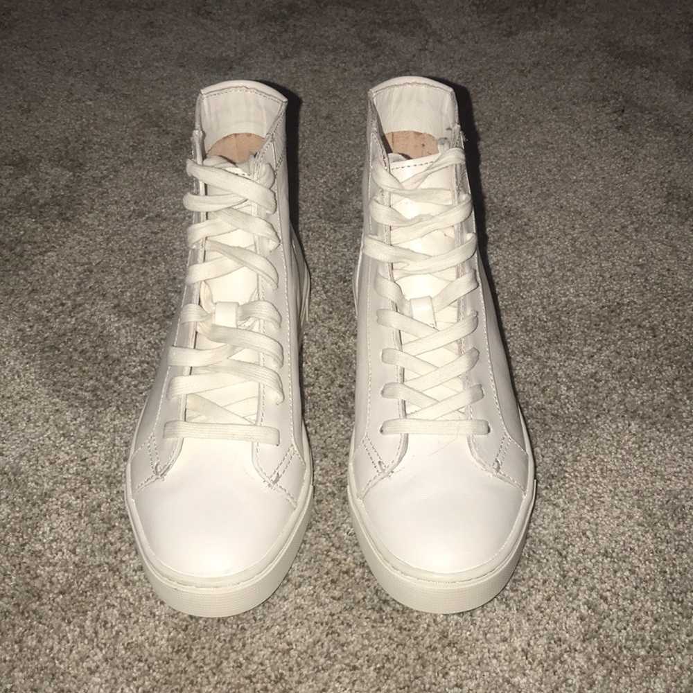 Frye Gemma high sneaker - white